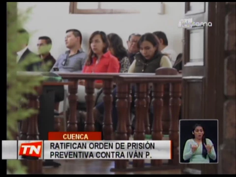 Ratifican orden de prisión preventiva contra Iván P.