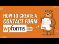 How to Create a WordPress Contact Form Using WPForms Lite