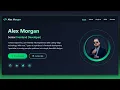 Build a Stunning Responsive Animated Portfolio Website with HTML CSS JS