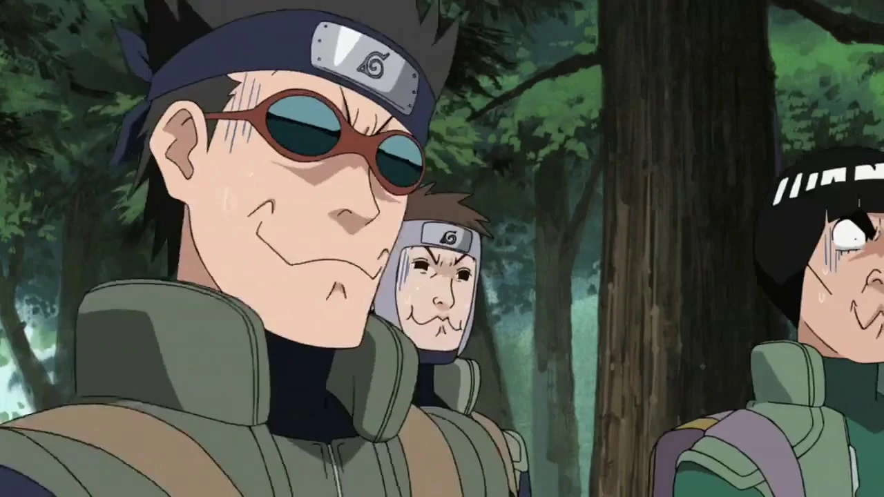 Guy,Yamato and Aoba laugh at the fake Naruto