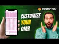 How to setup your own OMR sheet