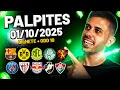 Download Lagu PALPITES DE FUTEBOL DO DIA 01 10 2025 + BILHETE PRONTO E MÚLTIPLA ODD ALTA