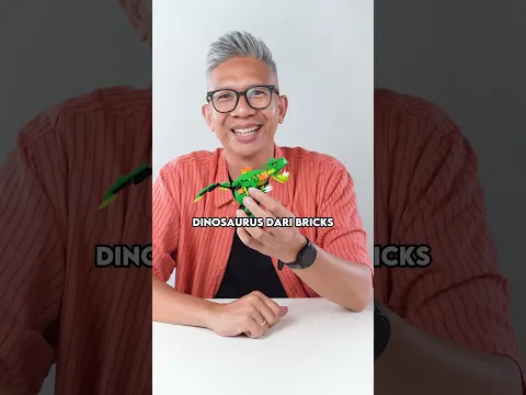 RAKIT T-REX DINOSAURUS DARI BRICKS!!