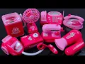 Pinky Toys Mini Kitchen Set ASMR Review Microwave Coffee Maker Blender ASMR No Talking Review