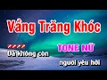 Download Lagu Karaoke Vầng Trăng Khóc Tone Nữ Nhạc Sống Hay Nhất | Hoàng Luân
