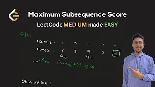 2542 Maximum Subsequence Score LeetCode Daily Challenge