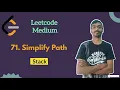 Simplify Path leetcode daily challenge Leetcode Medium Stack