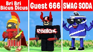 I Built The Most DANGEROUS Roblox Characters in Minecraft! 😱