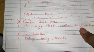 DAY - 2 Java Data types Type casting Constant final keyword
