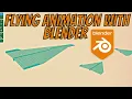 How To Make Airplane Flying Animation With Blender - Blender Geometry Nodes Tutorial