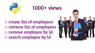 Python Employee Management using list class loops methods Subscribe
