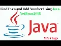 How to count Even and Odd number Using Java Netbean program 2018