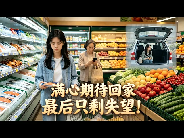 陪媽媽逛超市買中秋食材,我想吃什麼都被否定!回家後她一句話,讓我徹底寒了心