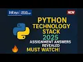 Infosys Springboard Internship 6 0 Python Stack 2025 Assignment Answers Revealed Must Watch