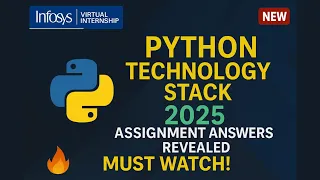 Infosys Springboard Internship 6 0 Python Stack 2025 Assignment Answers Revealed Must Watch