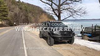 Colorado ZR2 Front Winch Receiver Review 589 Fabrication