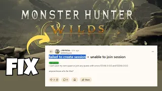 How to Fix Failed to Create to join Session Error in Monster Hunter Wilds