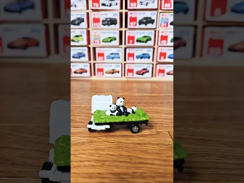 Satisfying Panda Truck Box Fit!📦✨ Toy Cars Tomica