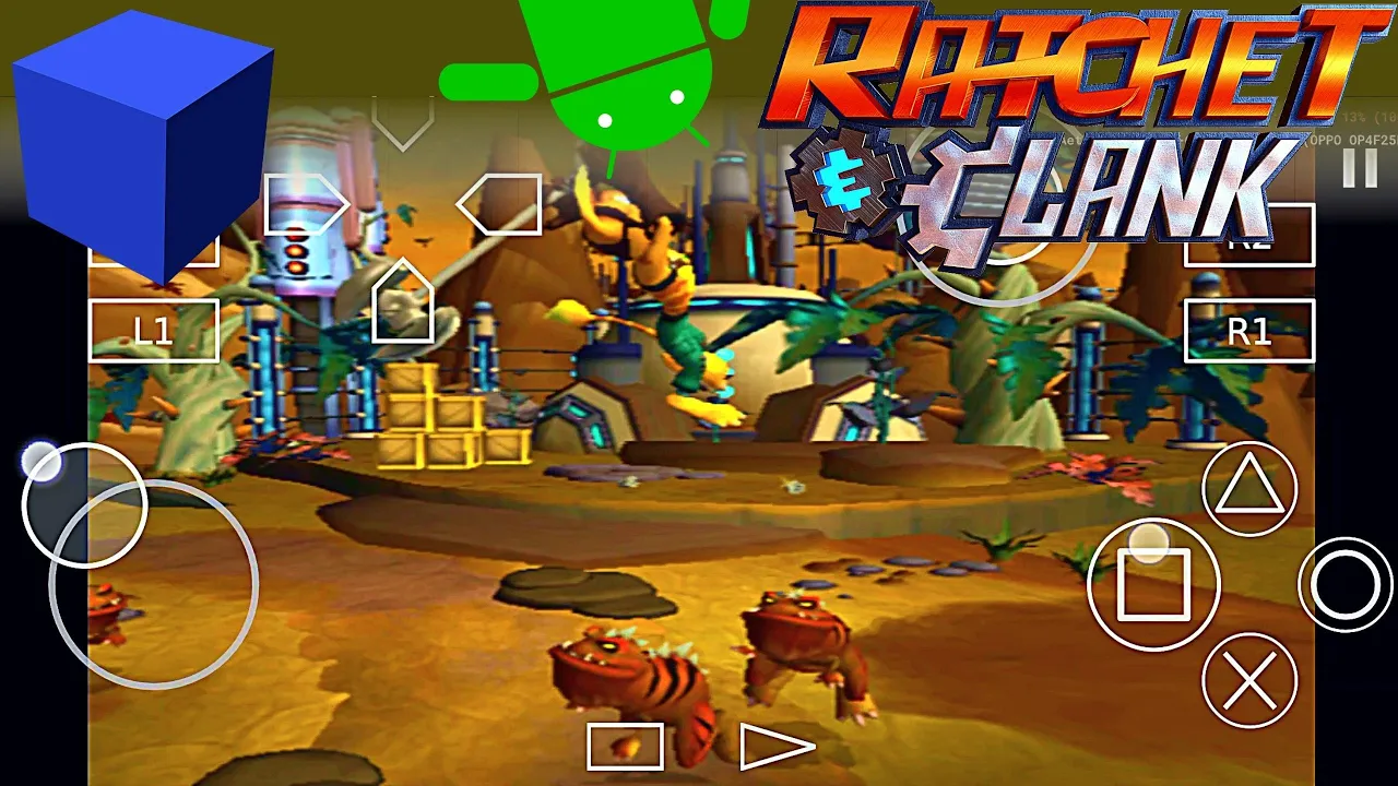 Ratchet And Clank - PS2 Emulator Android Gameplay - Ratchet & Clank Aether SX2 - APK Mobile - 2022