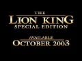 Download Lagu The Lion King - 2003 Platinum Edition DVD/VHS Trailer