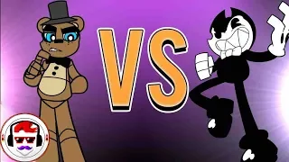 Download Five Nights at Freddy's VS Bendy and the Ink Machine Rap Battle | Freddy vs Bendy 1-4 Rockit Gaming MP3