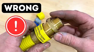 You ve Been Installing Home Flex Gas Pipe Wrong This Whole Time