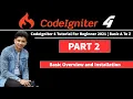 CodeIgniter 4 Overview Installation Bangla Tutorial 2021 Followed By The Documentation