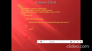 Count Number of clicks by HTML and Javascript