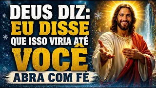 DEUS DIZ : EU DISSE QUE ISSO VIRIA ATÉ VOCÊ, abra com fé #JesusCristo #Jesus #Deus #Biblia