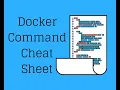 Docker cheatsheet Docker commands Part-1