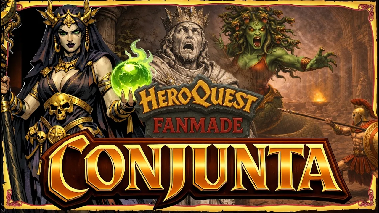Heroquest La Mirada de le Medusa TODO SÚ CONTENIDO campaña fanmade #heroquest #fanmade #questbook
