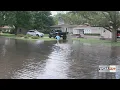 Flood waters fill neighborhood streets and homes in Champaign Co