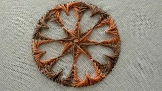 This is very unique hand work pattern | hand embroidery design | embroidery for beginners 