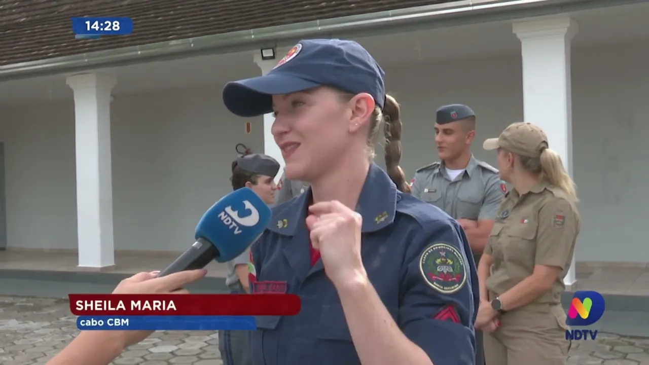Alunos do Colégio Militar salvam a vida de mulher em Blumenau