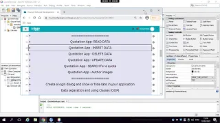 Quotations App - Start your GUI