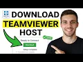 How to Download Install TeamViewer Host Full Guide