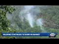 Rumney wildfire grows after burning for three days