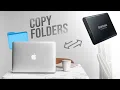 How to Copy Folder from Macbook to External Hard Drive