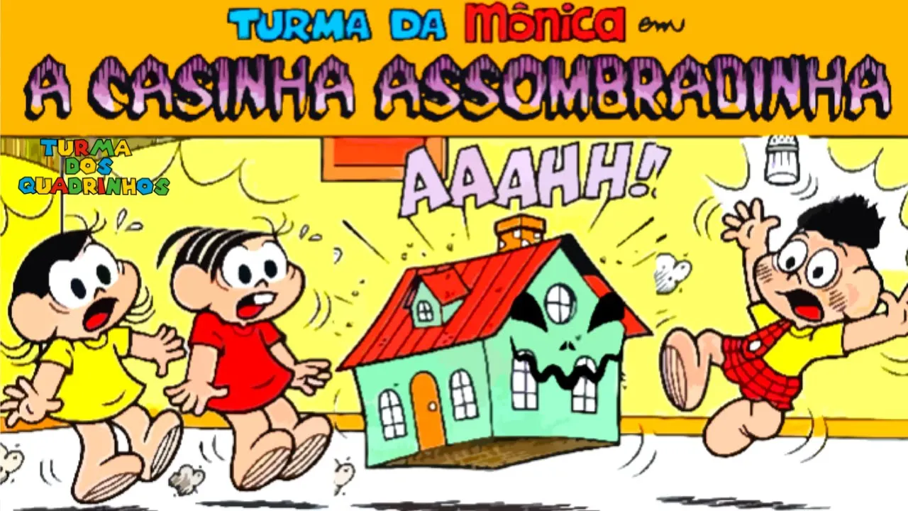 A CASA DE BRINQUEDO ASSOMBRADA - QUADRINHOS DA TURMA DA MÔNICA