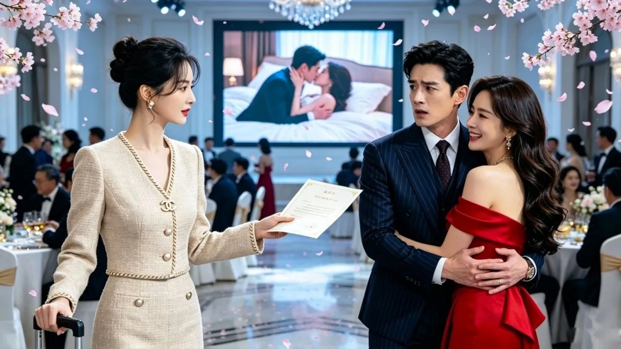 Dia sebarkan video intim istri. Istri tegas cerai, nikahi CEO kuat, dia sangat menyesal!💔#drama poster