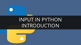Introduction to Input in Python Edureka