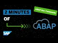 ABAP ABAP Doc Comments
