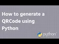 How to generate a QRCode using Python