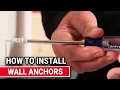 How To Install Wall Anchors - Ace Hardware