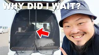 This $20 Upgrade Made My Tiny Van So Much Better