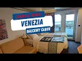 Carnival Venezia Balcony Cabin Tour Category 8D