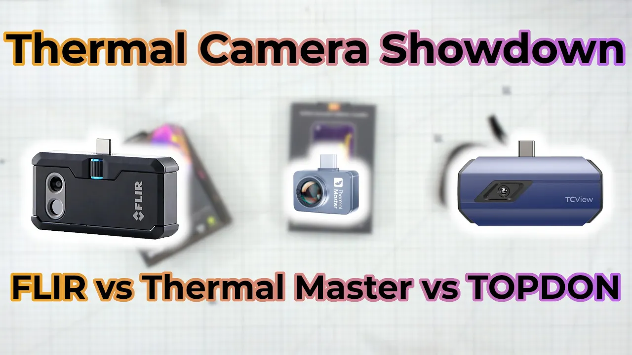 Comparaison FLIR One Pro et Topdon TC001 en usage réel
