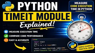 Python timeit Module Explained Measure Code Execution Time in Python