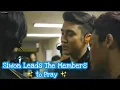 Lagu Siwon Leads The Members to Pray
