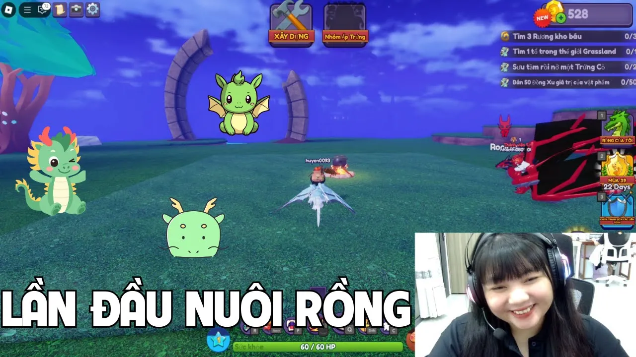 Outline Video Roblox | Cùng Chị Gái Nuôi Những Bé Rồng Xinh Yêu Trong Roblox